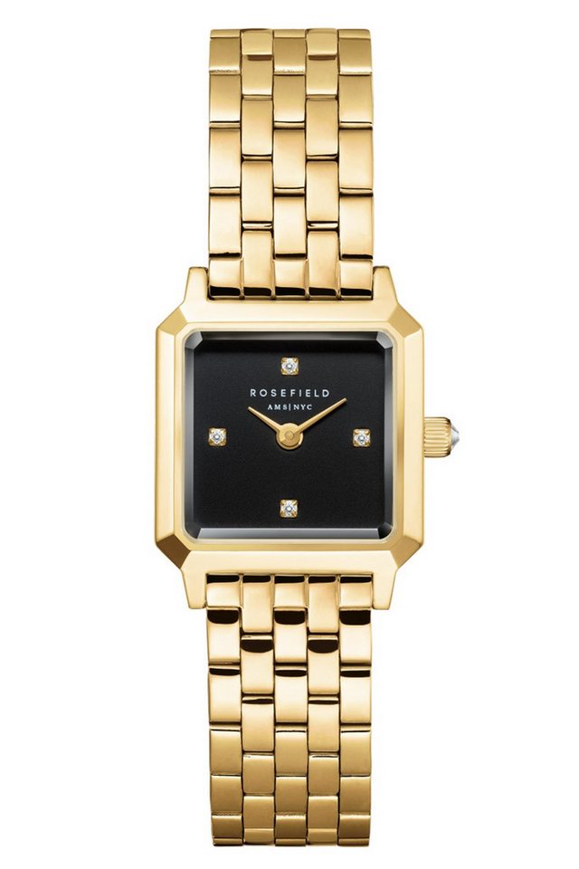 ROSEFIELD Quarzuhr Boxelle Goldfarben/Schwarz von ROSEFIELD