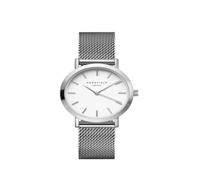 ROSEFIELD Quarzuhr ROSEFIELD Damenuhr Tribeca Mesh Silber 33mm TWS-T52 von ROSEFIELD
