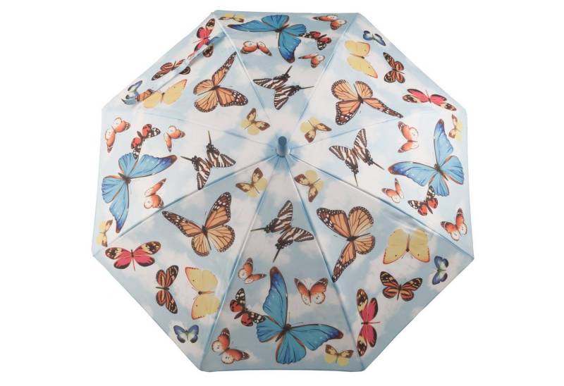 ROSEMARIE SCHULZ Heidelberg Stockregenschirm Kinderschirm für Mädchen Regenschirm Motiv Schmetterlinge, Leichter Kinderschirm von ROSEMARIE SCHULZ Heidelberg