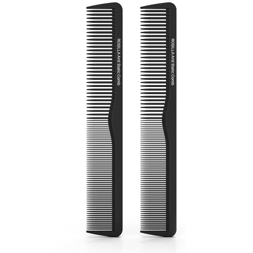 2er-Pack Carbon Kamm. Antistatisch, Bruchsicher und Geruchsneutral. Professioneller Friseur und Barbier Kamm Männer und Frauen von Rosila Haarkamm 18 cm 2er-Pack Carbon Kamm. Antistatisch, Bruchsicher und Geruchsneutral. Professioneller Friseur und Barbier Kamm Männer und Frauen von Rosila Haarkamm 18 cm von Rosilla