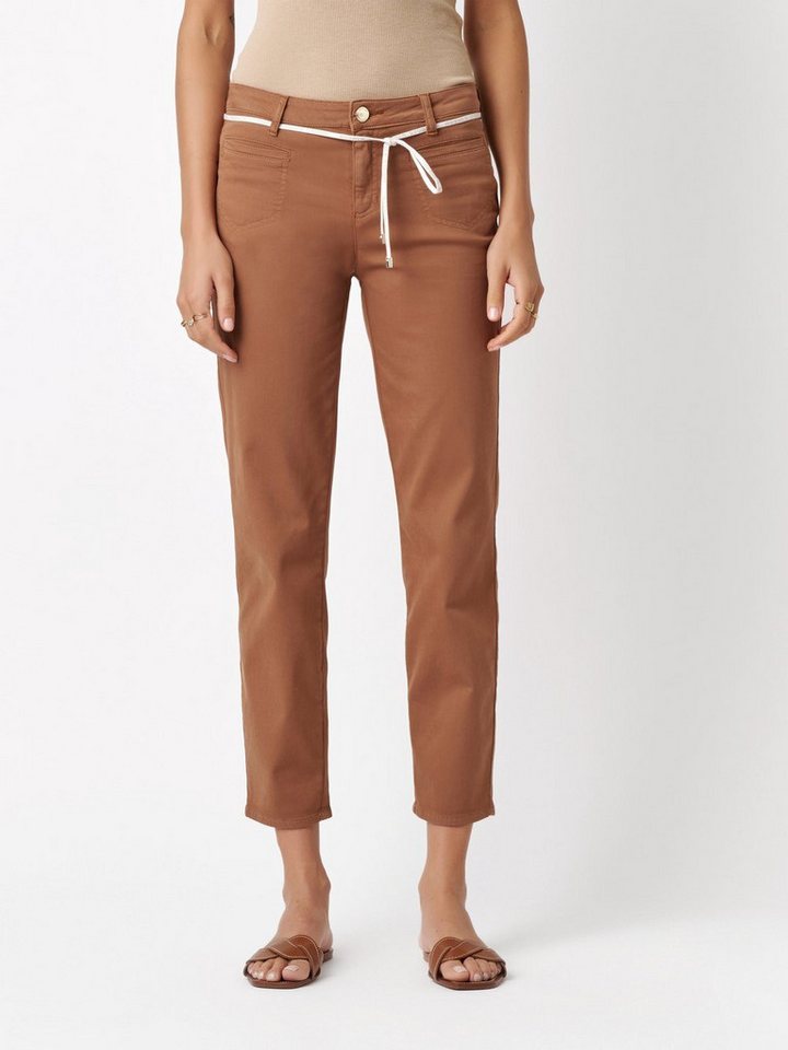 ROSNER 5-Pocket-Hose Alisa_084G mit Bindegürtel von ROSNER
