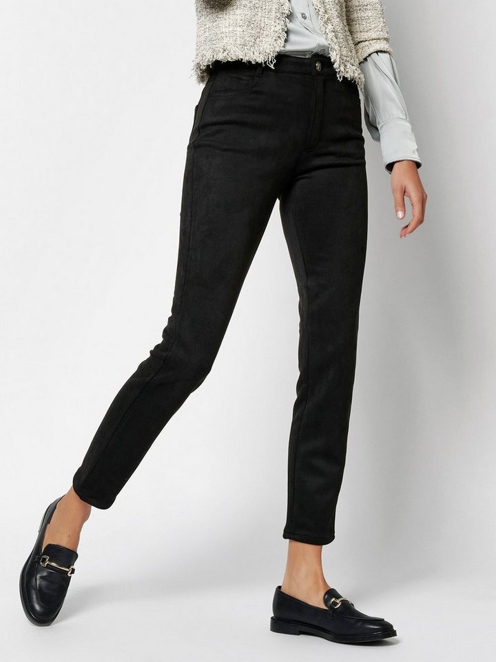 ROSNER 5-Pocket-Hose Audrey2_01 in Veloursleder-Optik ROSNER 5-Pocket-Hose Audrey2_01 in Veloursleder-Optik von ROSNER