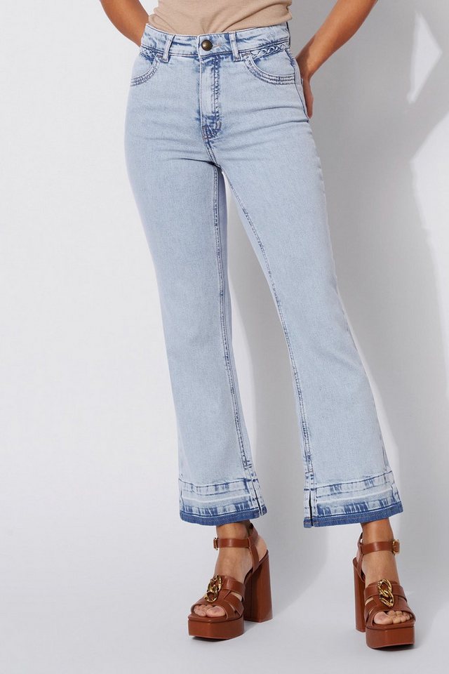 ROSNER 5-Pocket-Jeans Audrey1_089 mit Flechtdetails von ROSNER