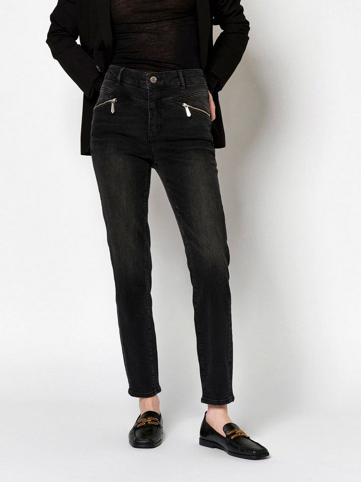 ROSNER 5-Pocket-Jeans Audrey2_070 mit Zippertaschen von ROSNER