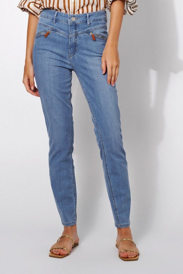 ROSNER 5-Pocket-Jeans Audrey2_070 mit Zippertaschen von ROSNER