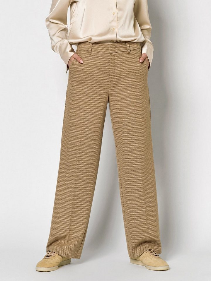 ROSNER Bügelfaltenhose Mara_355 mit Minimal-Muster von ROSNER
