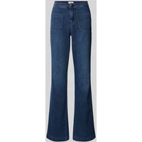 ROSNER Flared Jeans mit aufgesetzten Taschen Modell 'ALISA' in Blau, Größe 40 von ROSNER