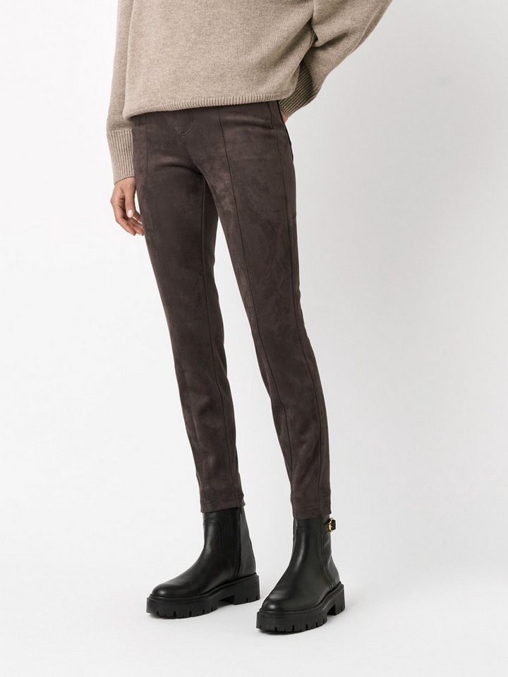 ROSNER Röhrenhose Antonia_408 in Velourleder-Optik von ROSNER