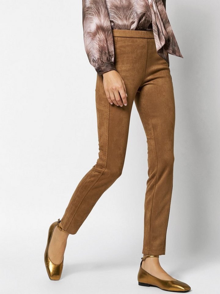 ROSNER Schlupfhose Alisa_274 in Veloursleder-Optik von ROSNER