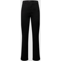 ROSNER Slim Fit Jeans mit Stretch-Anteil Modell 'Audrey1' in Black, Größe 48/30 von ROSNER