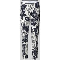 ROSNER Slim Fit Stoffhose mit verkürztem Schnitt Modell 'Alisa' in Offwhite, Größe 40/28 von ROSNER