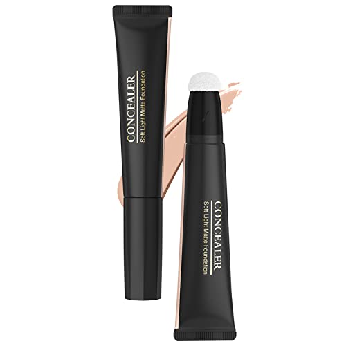 Lasting Performance Foundation, Waterproof Cream Hydrating Foundation, Foundation Concealer Makeup Full Coverage,Liquid Foundation, Oil Control Concealer Waterproof, Smooths Evens Skin Tone, 4 von ROSPRETTY