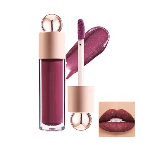 Lip Oil, 6ml Glitter Lip Gloss, Glitter Liquid Lipstick, Lip Gloss, for Smoother, Long Lasting Lips, Intense Moisturising, Full Lips, 07# Lip Oil, 6ml Glitter Lip Gloss, 07# von ROSPRETTY