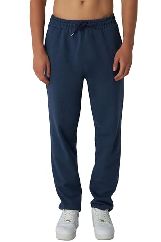 ROSS CAMP Jogginghose Herren – Sporthose Lang Baumwolle, Freizeithose Trainingshose, Sweatpants Jogger, Laufhose Breite Modern(Navy, M) von ROSS CAMP