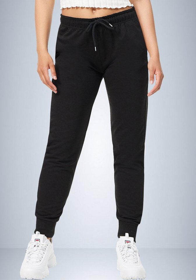 ROSS CAMP Sweathose Jogginghose Damen (1-tlg) Baumwolle, Slim Fit von ROSS CAMP