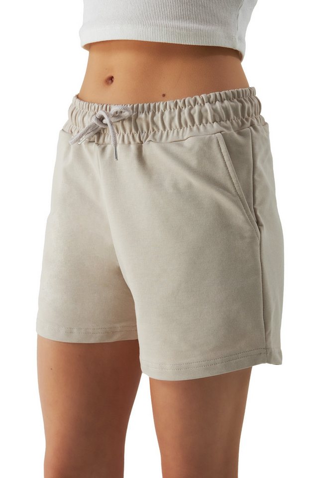 ROSS CAMP Sweatshorts Kurze Hose Damen Shorts Lycra, Baumwolle von ROSS CAMP