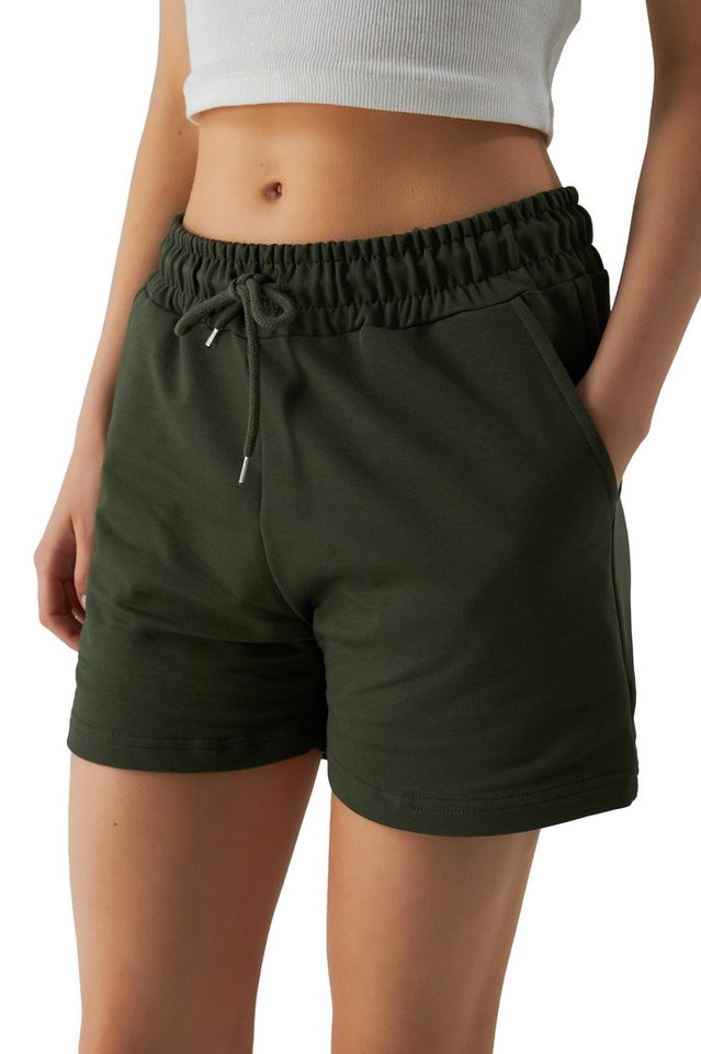 ROSS CAMP Sweatshorts Kurze Hose Damen Shorts Lycra, Baumwolle von ROSS CAMP