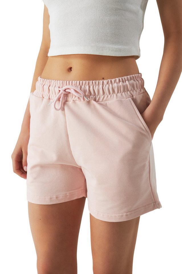 ROSS CAMP Sweatshorts Kurze Hose Damen Shorts Lycra, Baumwolle von ROSS CAMP