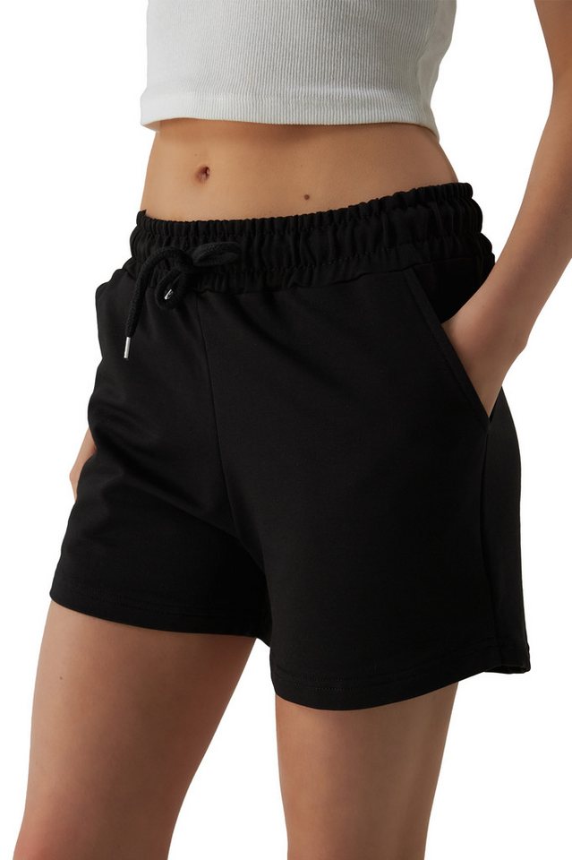 ROSS CAMP Sweatshorts Kurze Hose Damen Shorts Lycra, Baumwolle von ROSS CAMP