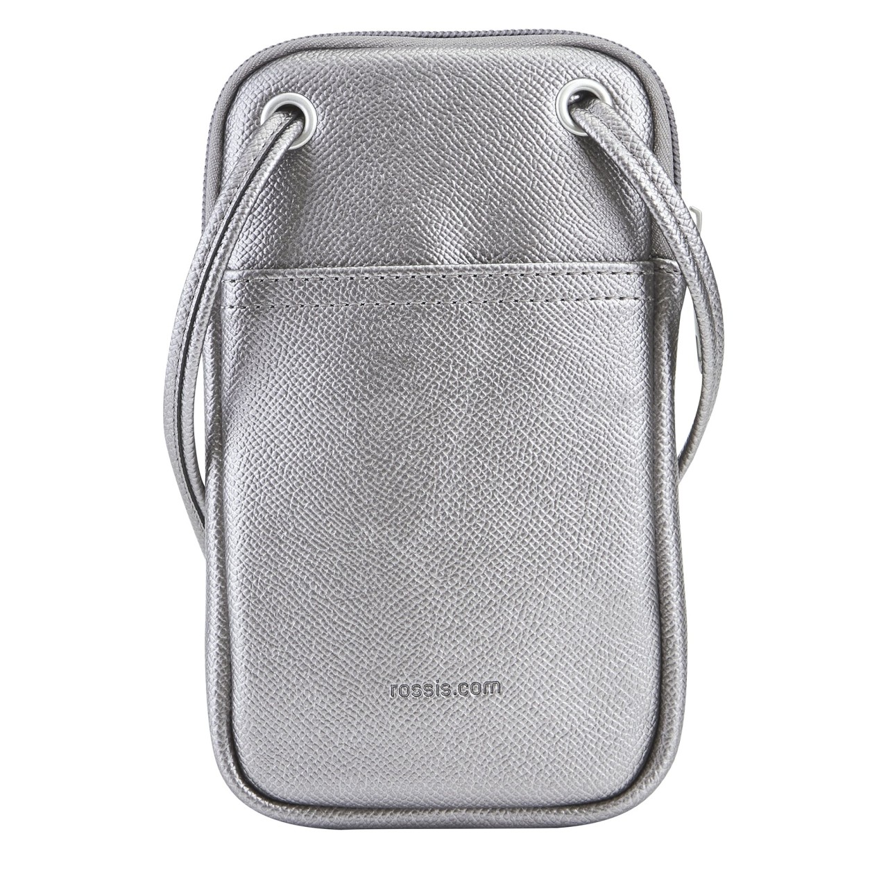 LINA PHONE ETUI | ROSSIS | vegane Handytasche | Grey Metall von ROSSIS