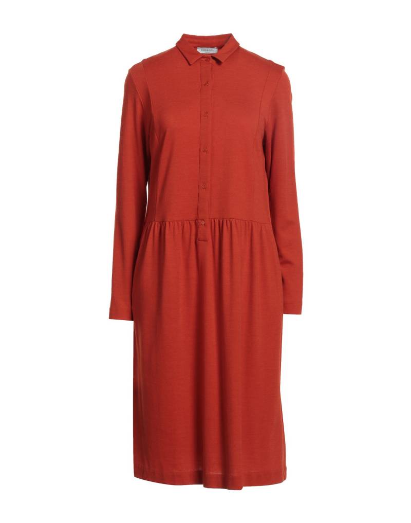 ROSSO35 Midi-kleid Damen Rostrot von ROSSO35