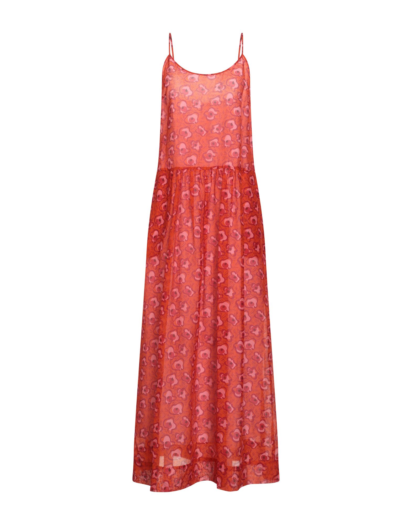 ROSSO35 Midi-kleid Damen Tomatenrot von ROSSO35