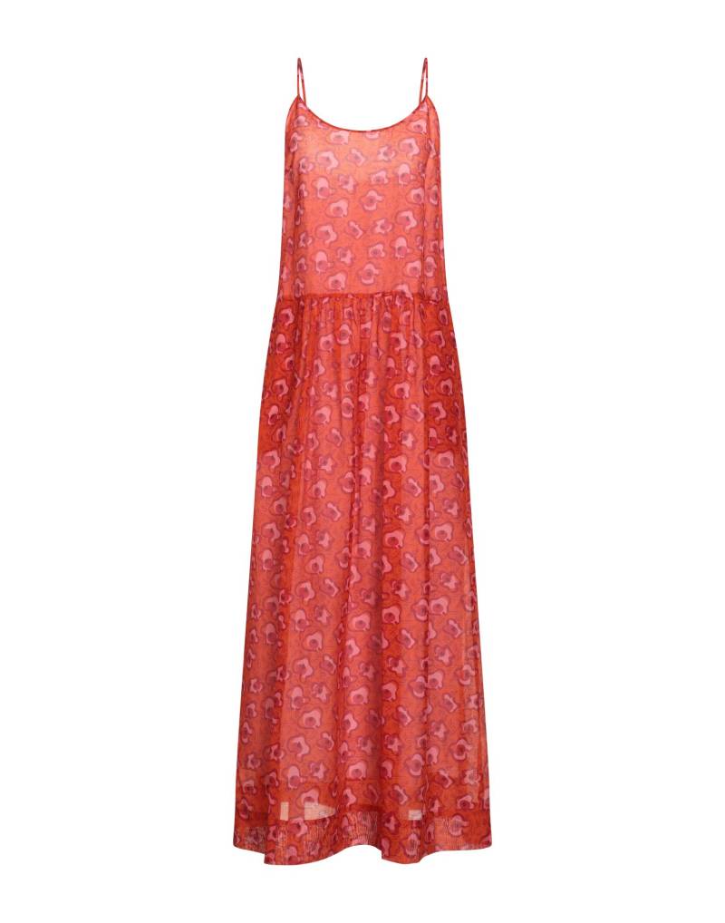 ROSSO35 Midi-kleid Damen Tomatenrot von ROSSO35