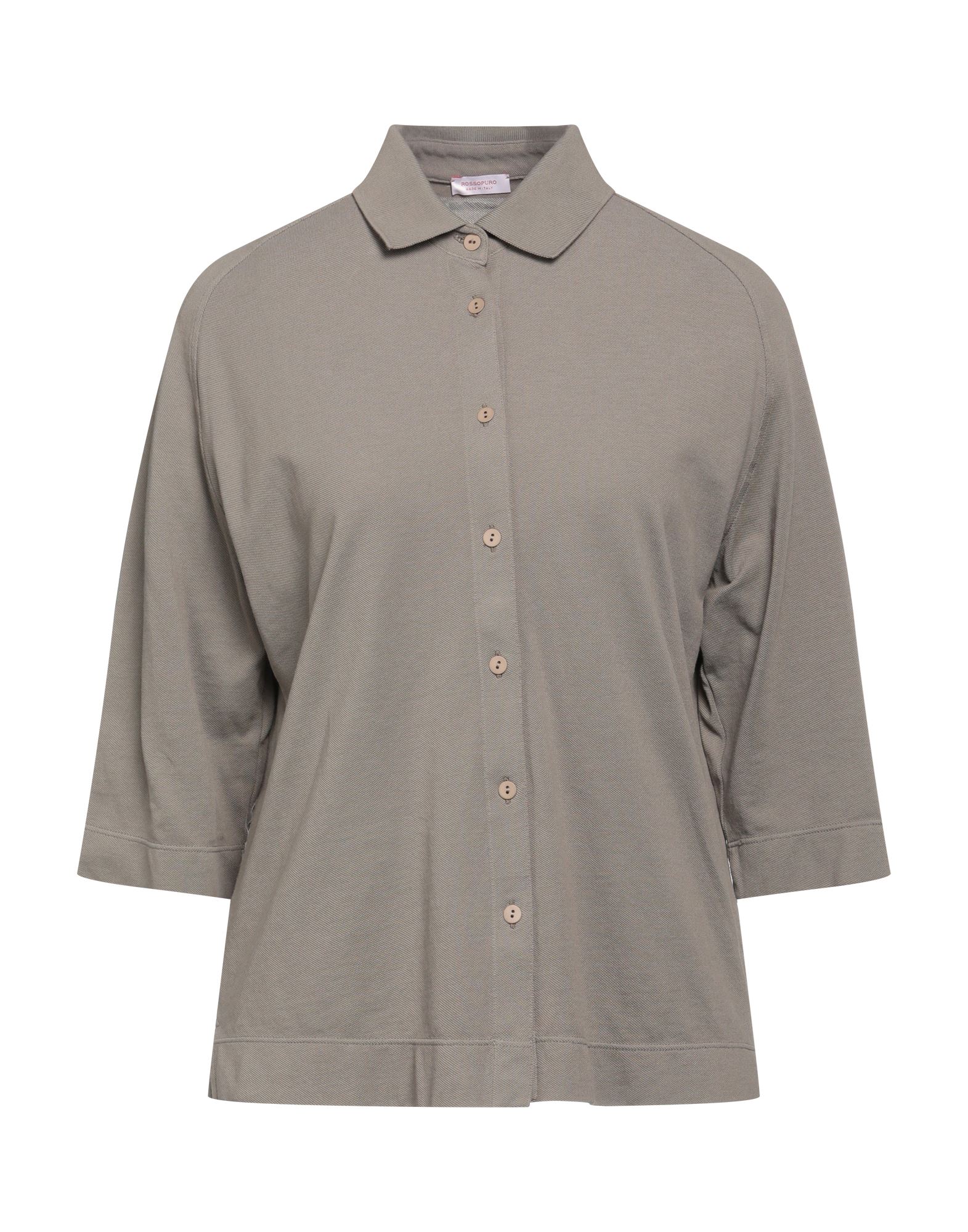 ROSSOPURO Hemd Damen Khaki ROSSOPURO Hemd Damen Khaki von ROSSOPURO