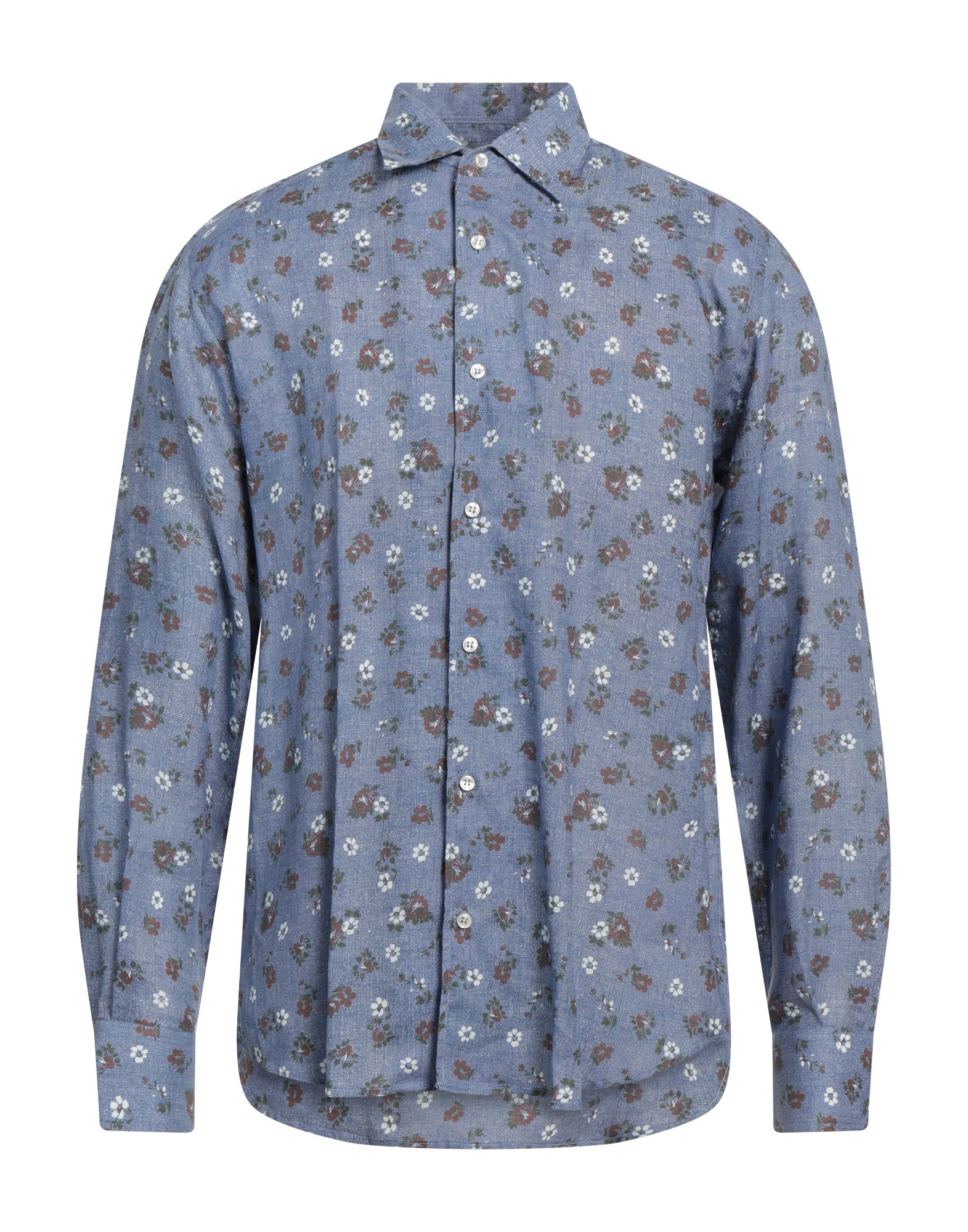ROSSOPURO Hemd Herren Taubenblau ROSSOPURO Hemd Herren Taubenblau von ROSSOPURO
