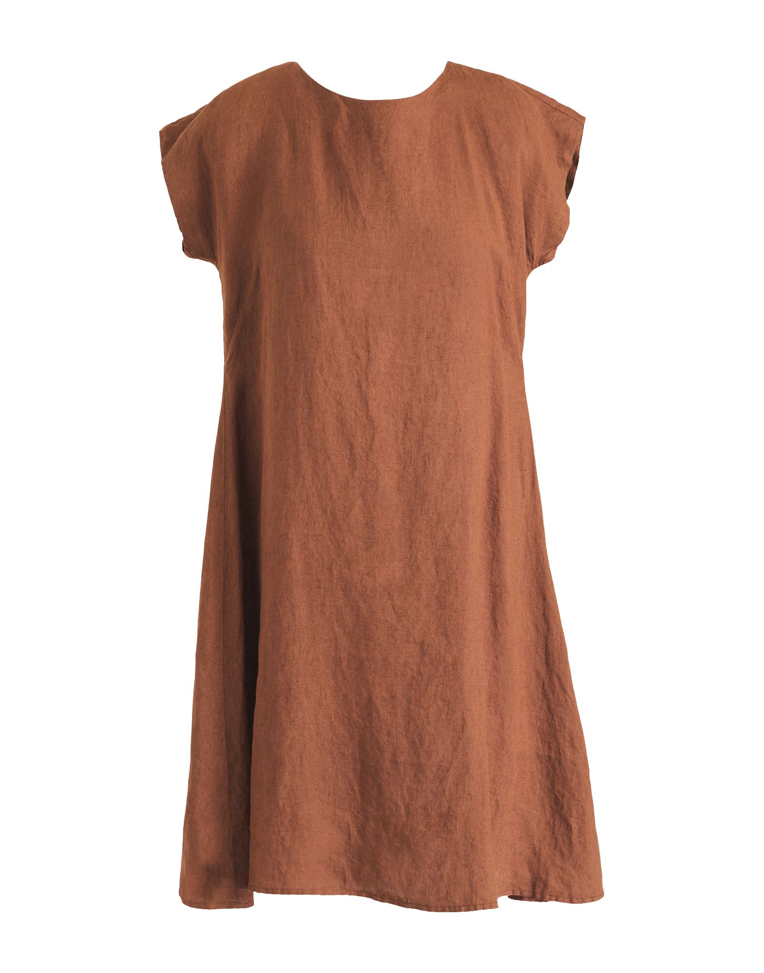 ROSSOPURO Midi-kleid Damen Braun von ROSSOPURO