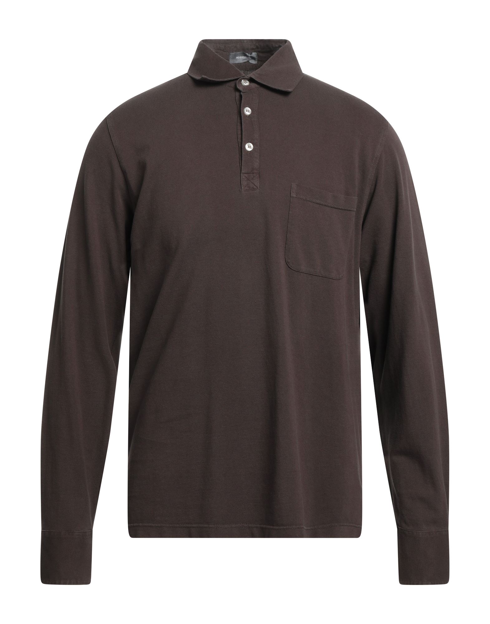 ROSSOPURO Poloshirt Herren Braun von ROSSOPURO