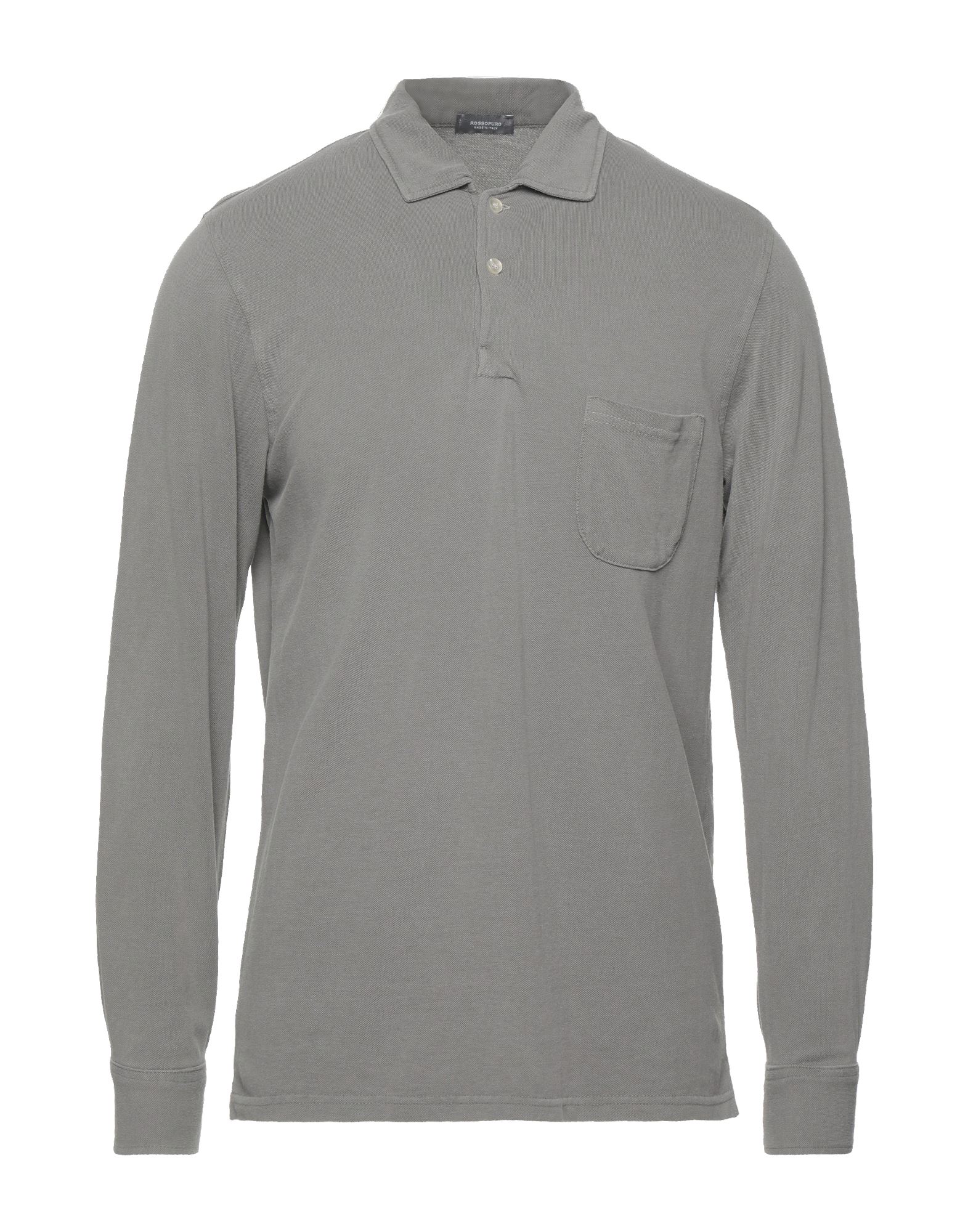 ROSSOPURO Poloshirt Herren Grau von ROSSOPURO