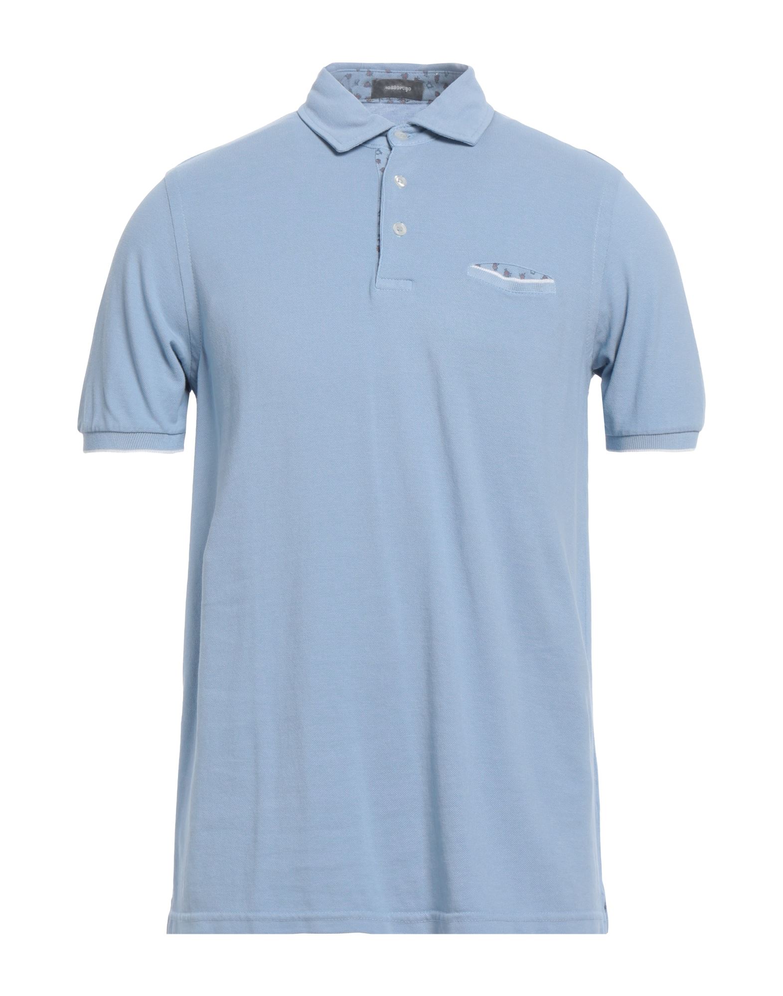 ROSSOPURO Poloshirt Herren Hellblau von ROSSOPURO