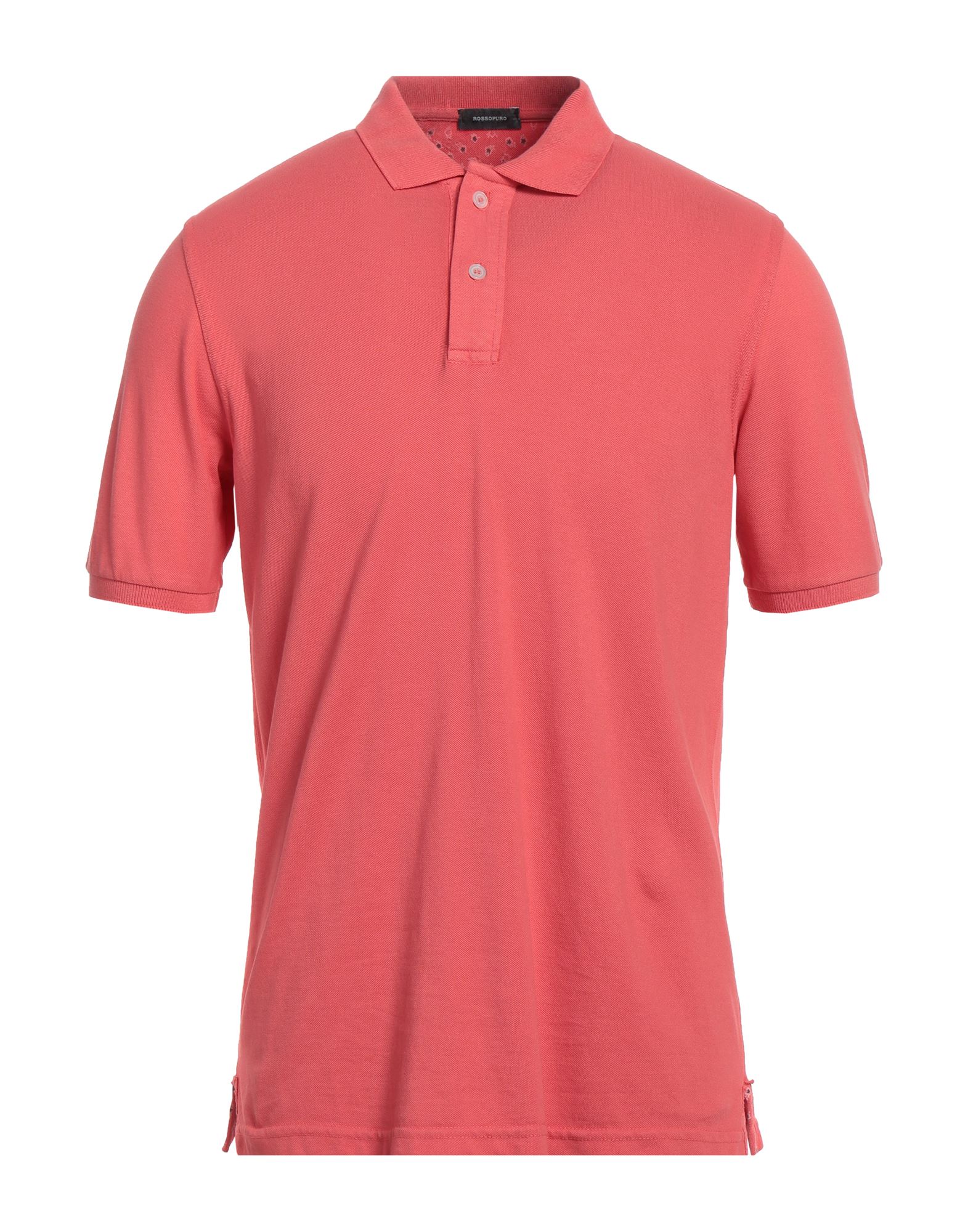 ROSSOPURO Poloshirt Herren Koralle von ROSSOPURO