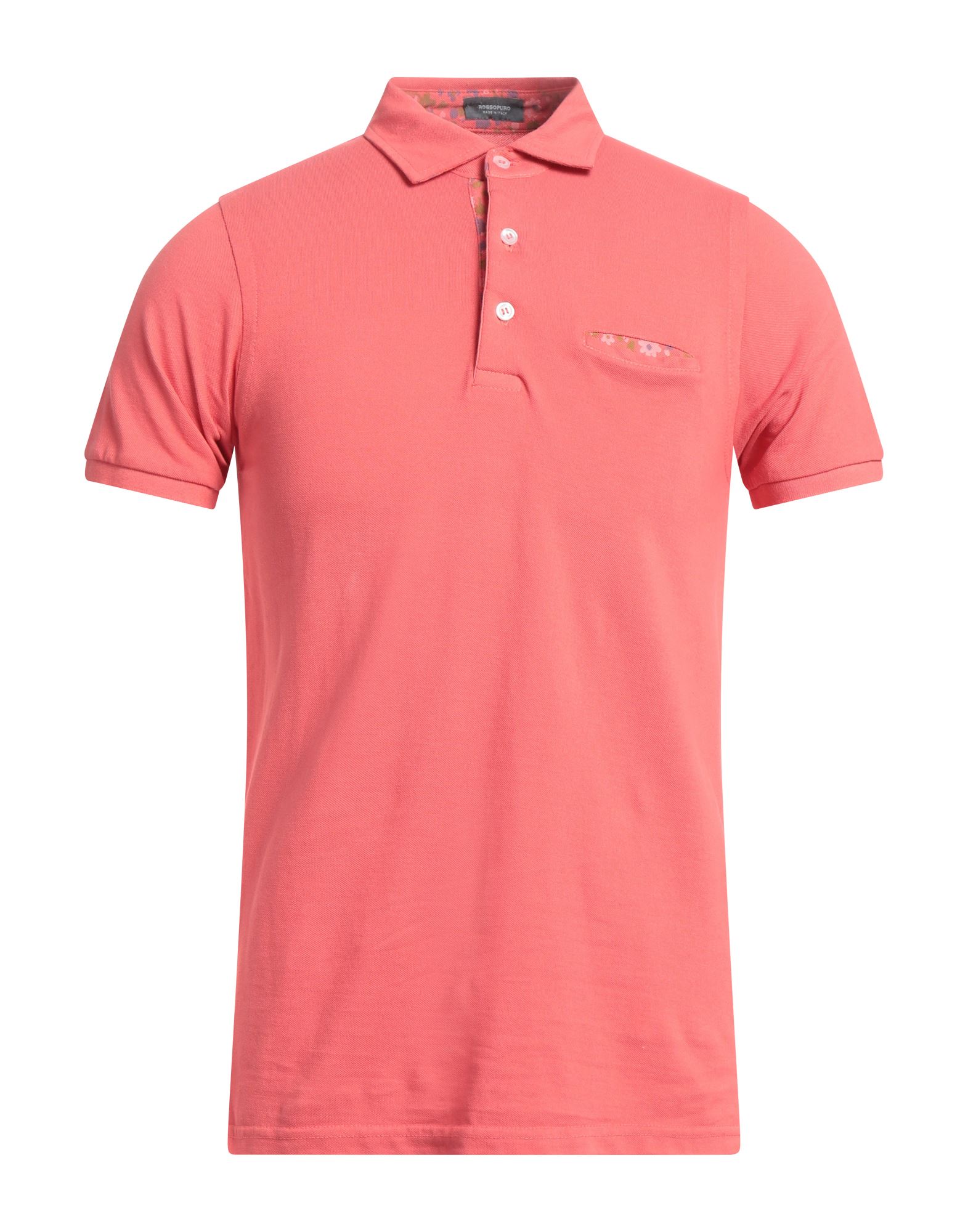 ROSSOPURO Poloshirt Herren Koralle von ROSSOPURO