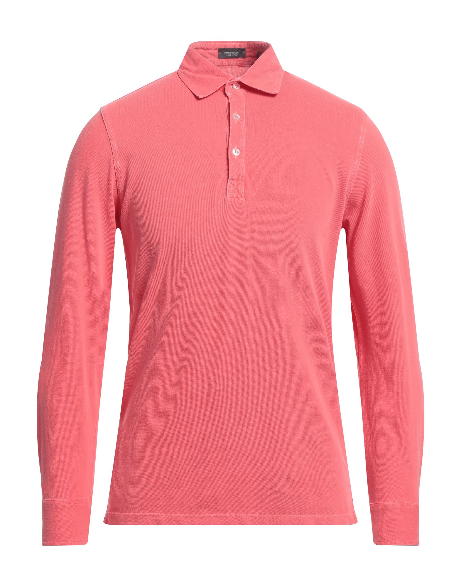 ROSSOPURO Poloshirt Herren Koralle von ROSSOPURO