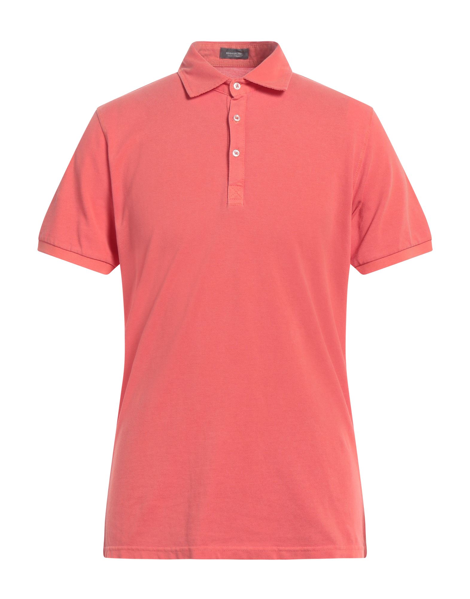 ROSSOPURO Poloshirt Herren Koralle von ROSSOPURO