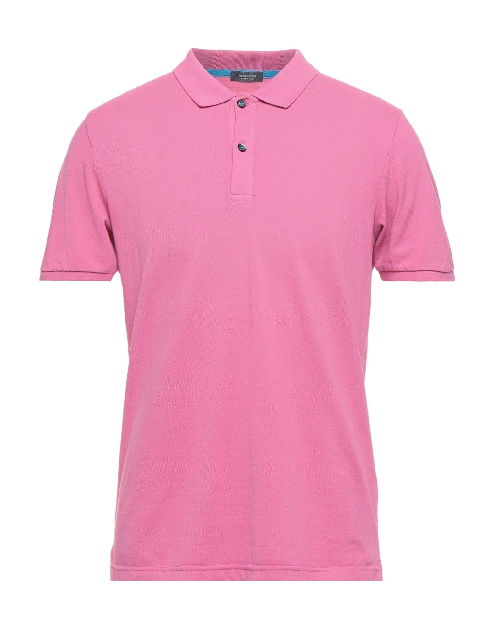 ROSSOPURO Poloshirt Herren Rosa von ROSSOPURO