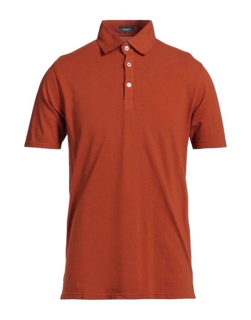 ROSSOPURO Poloshirt Herren Rostrot von ROSSOPURO