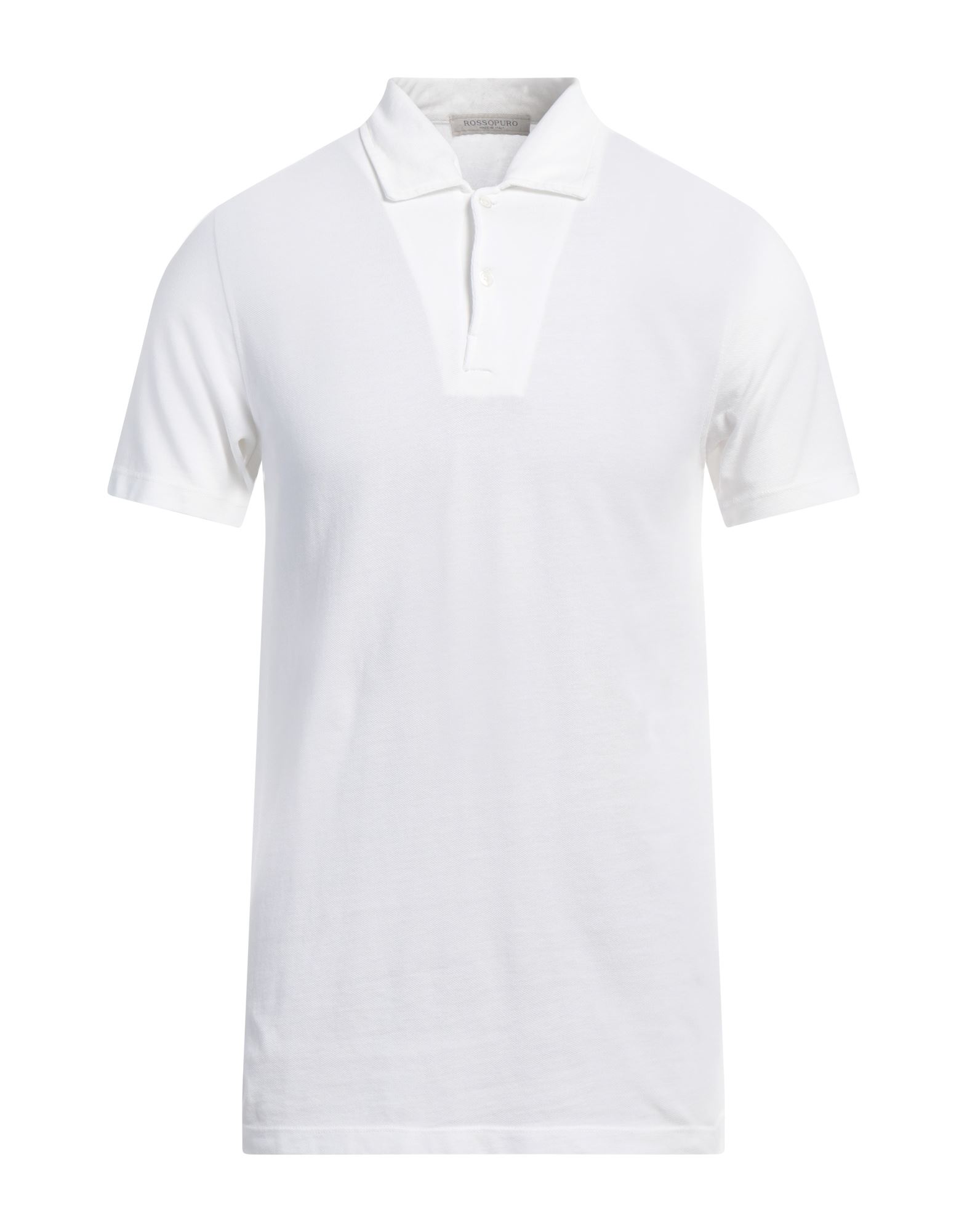 ROSSOPURO Poloshirt Herren Weiß von ROSSOPURO