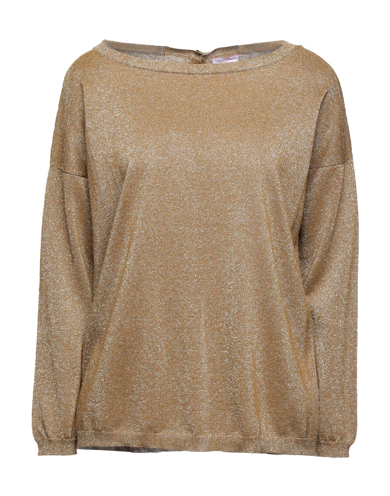 ROSSOPURO Pullover Damen Ocker von ROSSOPURO