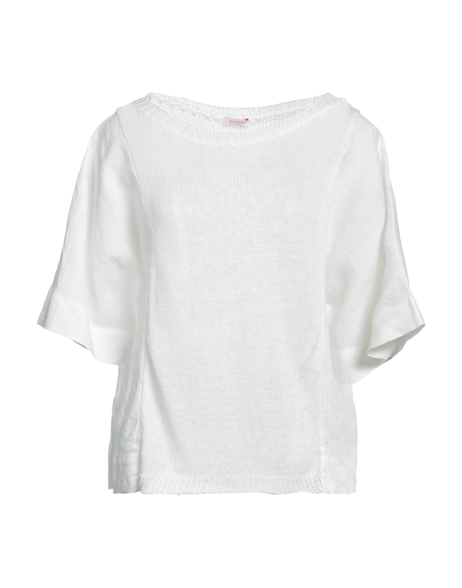 ROSSOPURO Pullover Damen Off white von ROSSOPURO