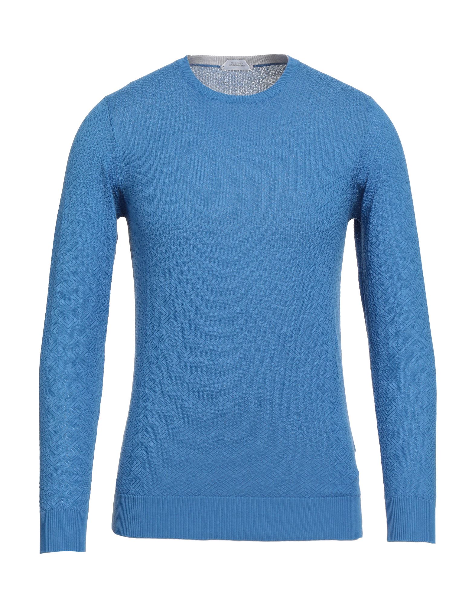 ROSSOPURO Pullover Herren Azurblau von ROSSOPURO