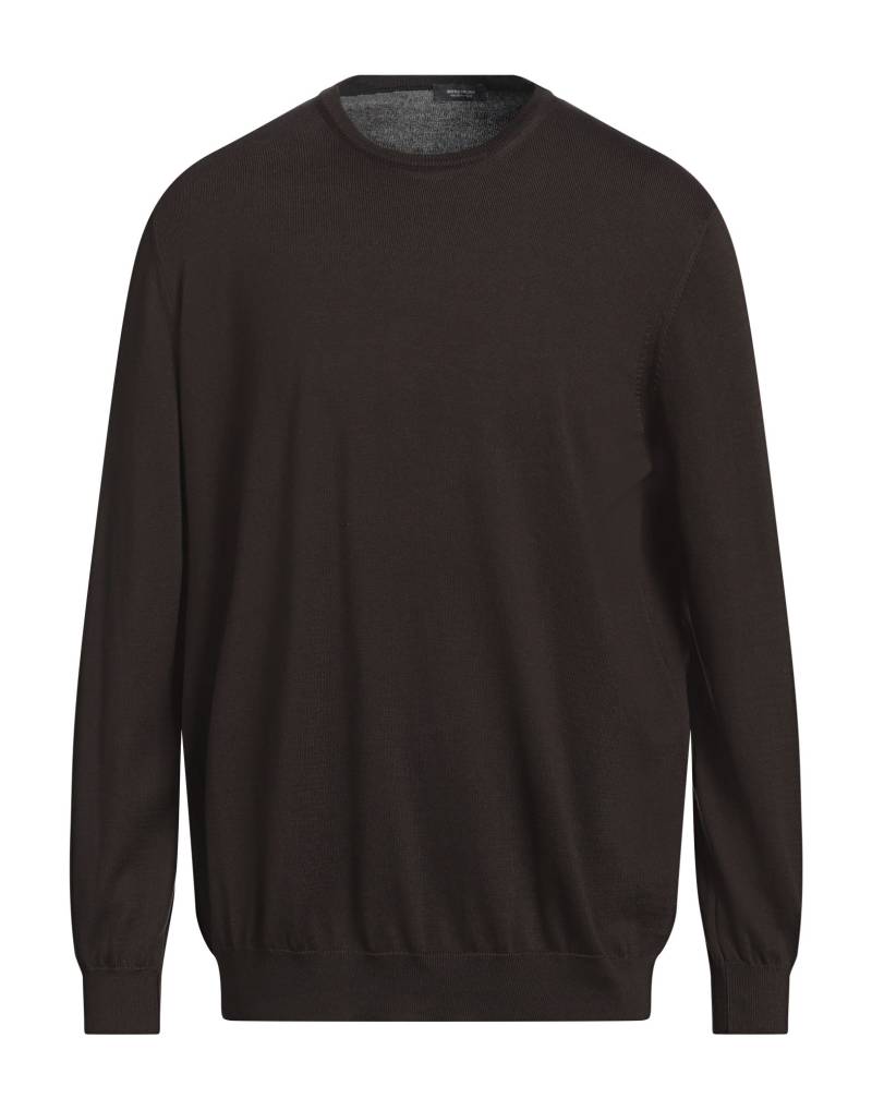 ROSSOPURO Pullover Herren Dunkelbraun von ROSSOPURO