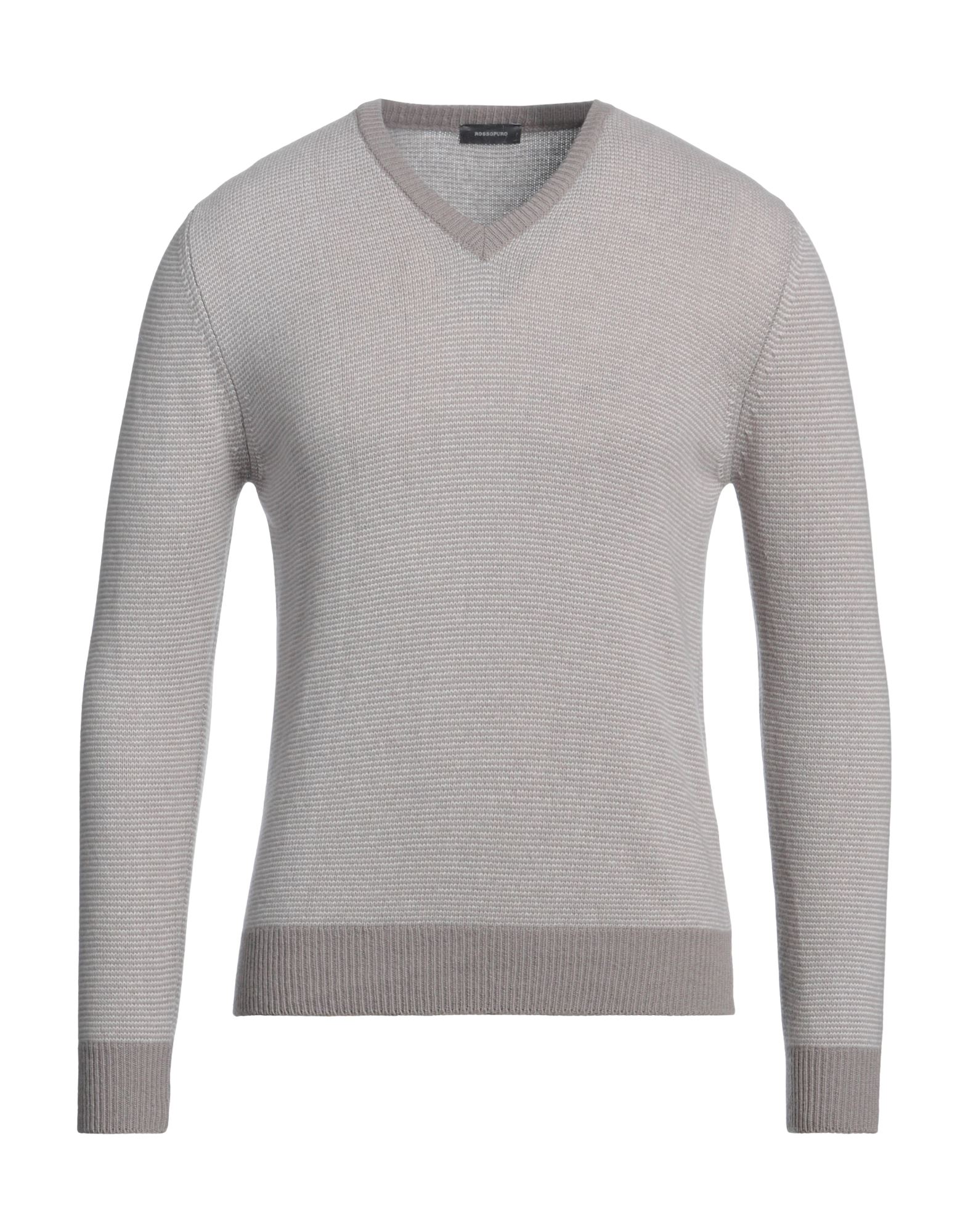 ROSSOPURO Pullover Herren Hellgrau von ROSSOPURO