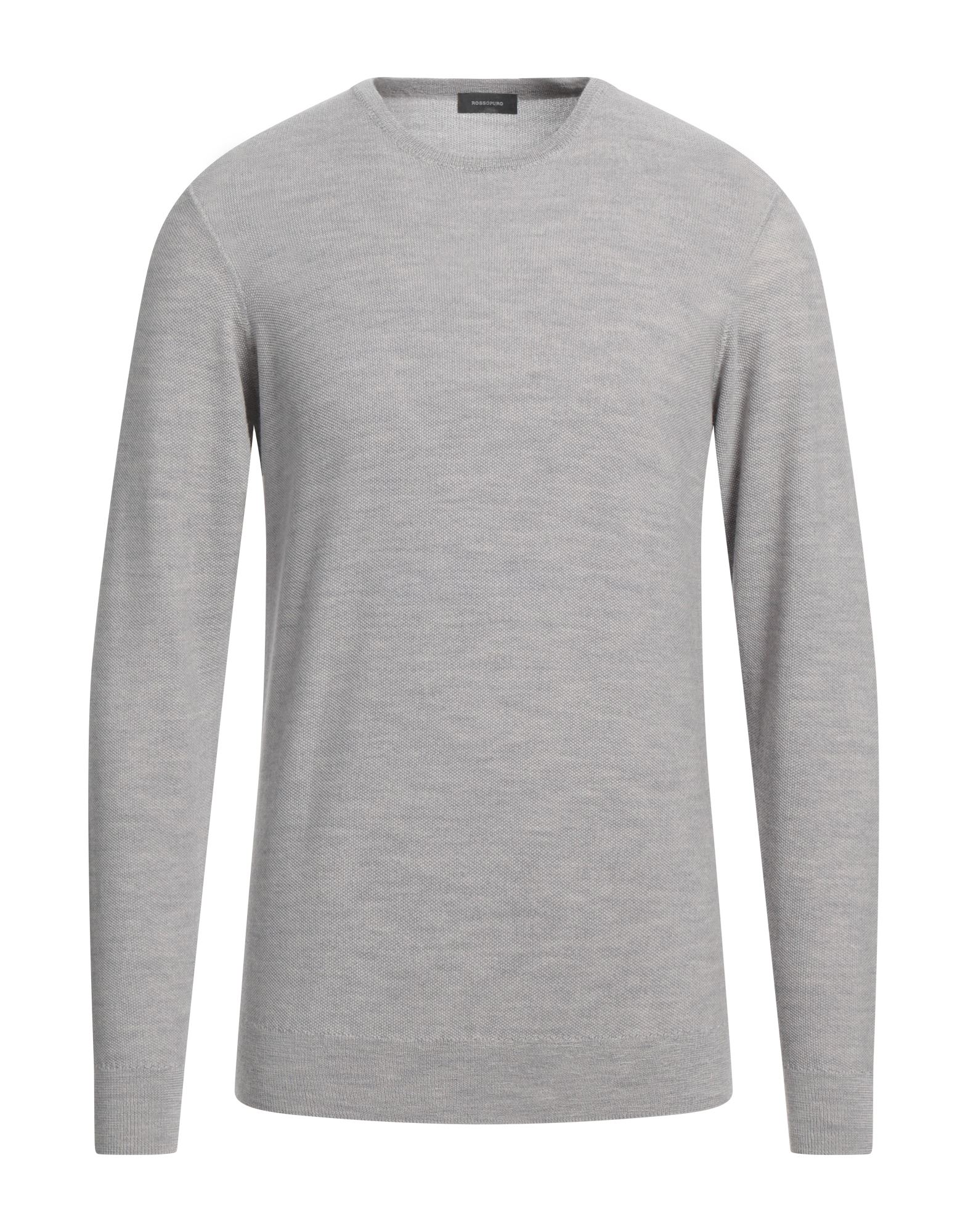 ROSSOPURO Pullover Herren Hellgrau von ROSSOPURO