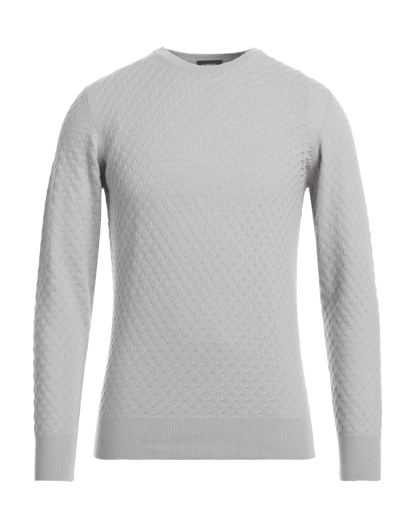 ROSSOPURO Pullover Herren Hellgrau von ROSSOPURO