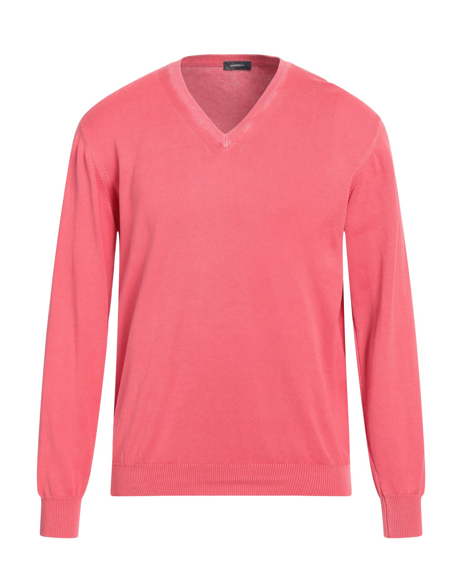 ROSSOPURO Pullover Herren Koralle von ROSSOPURO