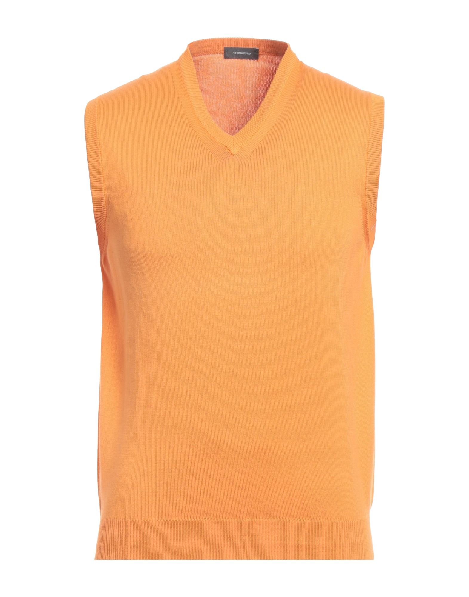 ROSSOPURO Pullover Herren Mandarine von ROSSOPURO