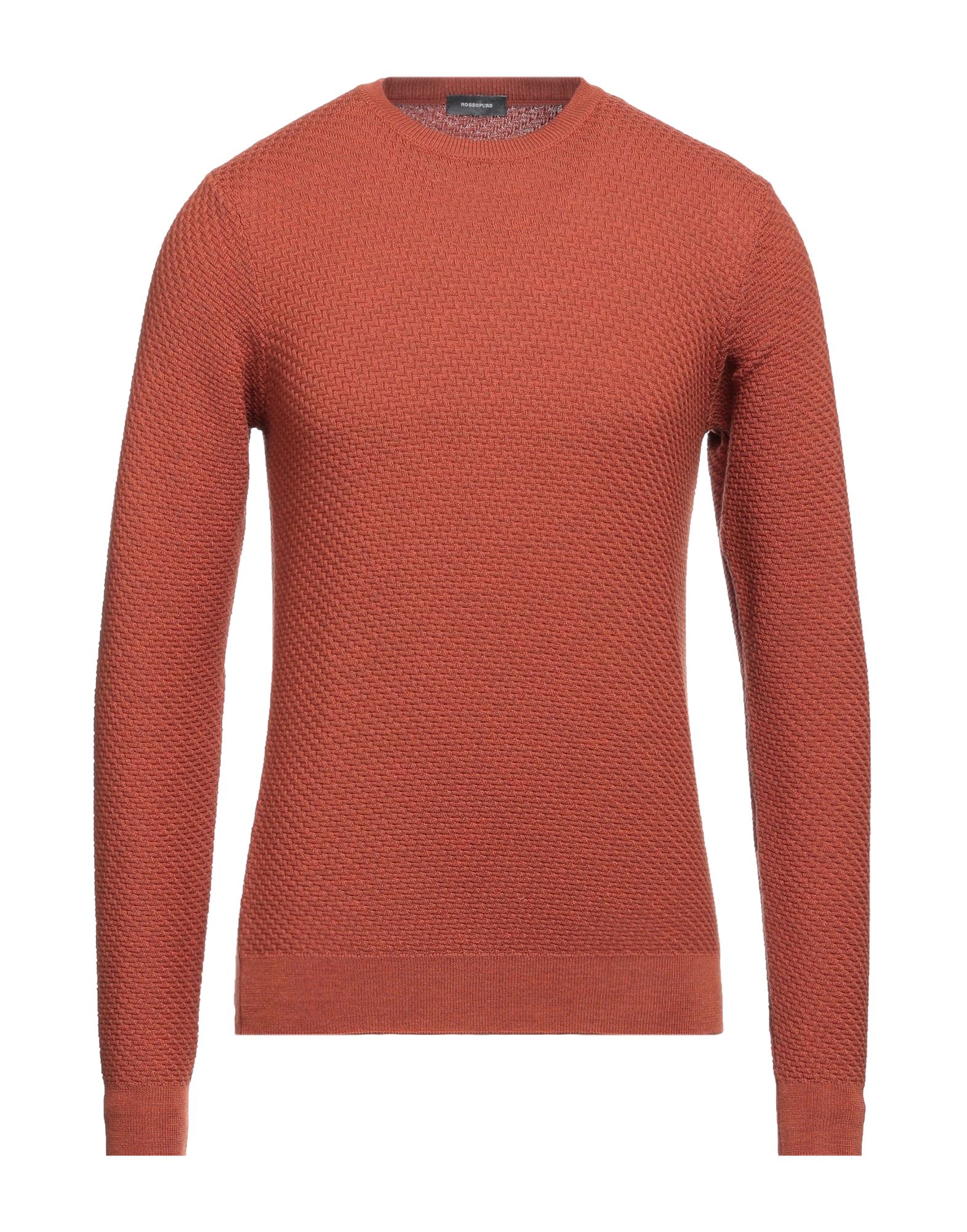 ROSSOPURO Pullover Herren Rostrot von ROSSOPURO